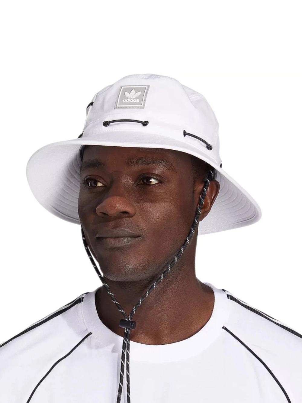 Adidas Originals White Gray Utility 2.0 Boonie Bucket Hat